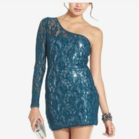 One Shoulder Dress - Picture 2 of 6